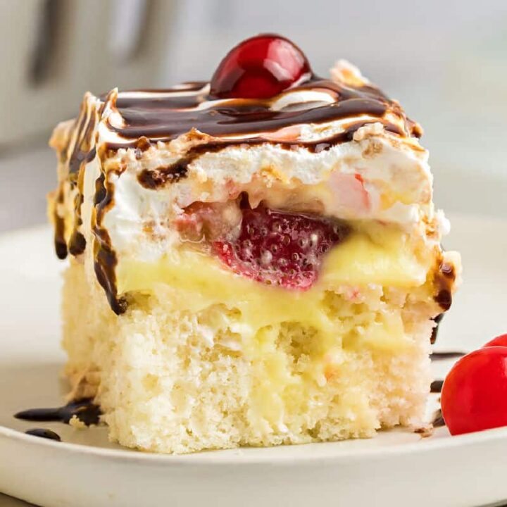 Image for Banana Split Poke Cake
